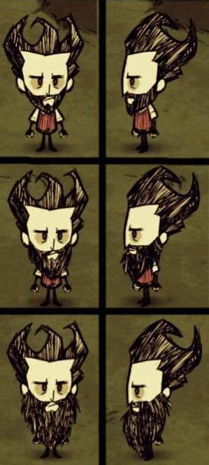 beard hair dont starve|terraria wilson hair.